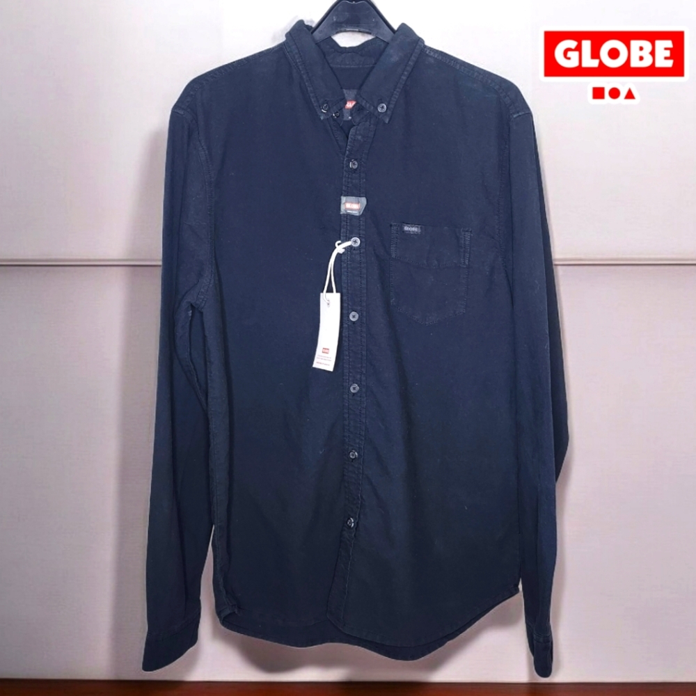🆕️ GLOBE Foundation LS Button Down- Small